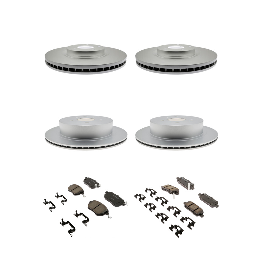 ACDelco Disc Brake Pads and Rotors Kit Front Rear For 2009-2011 Nissan Murano