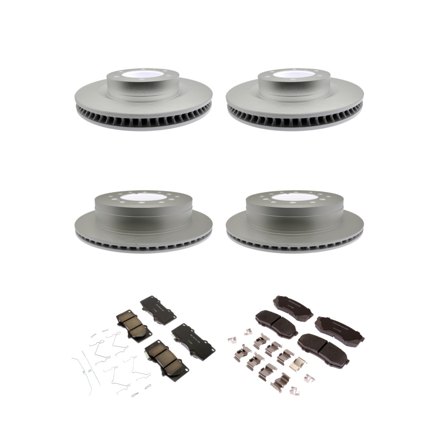 ACDelco Disc Brake Pads and Rotors Kit Front Rear For 10-24 Toyota 4Runner