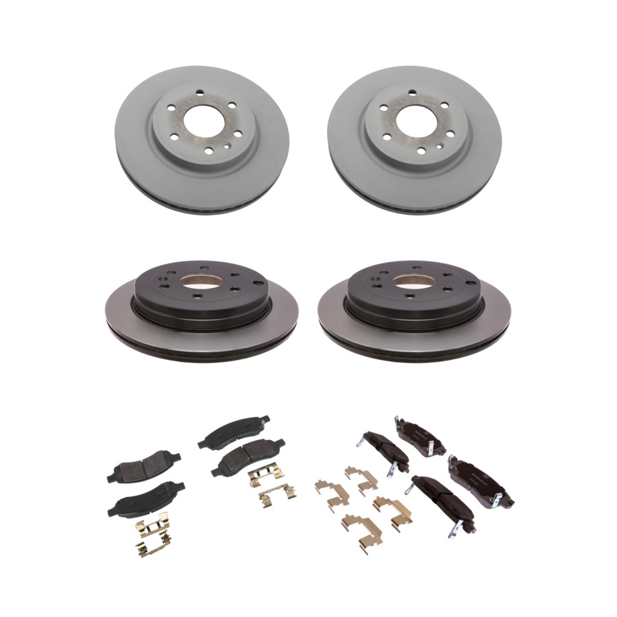 ACDelco Disc Brake Pads and Rotors Kit Front Rear For 07-17 Chevrolet Traverse