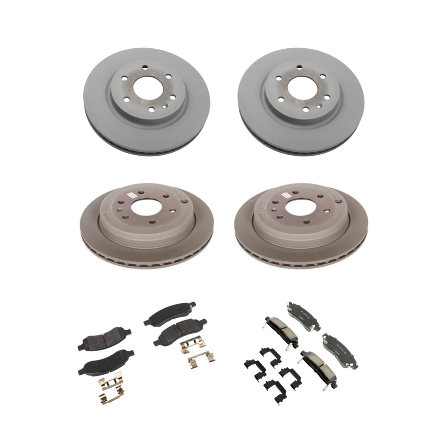 ACDelco Disc Brake Pads and Rotors Kit Front Rear For 07-17 Chevrolet Traverse