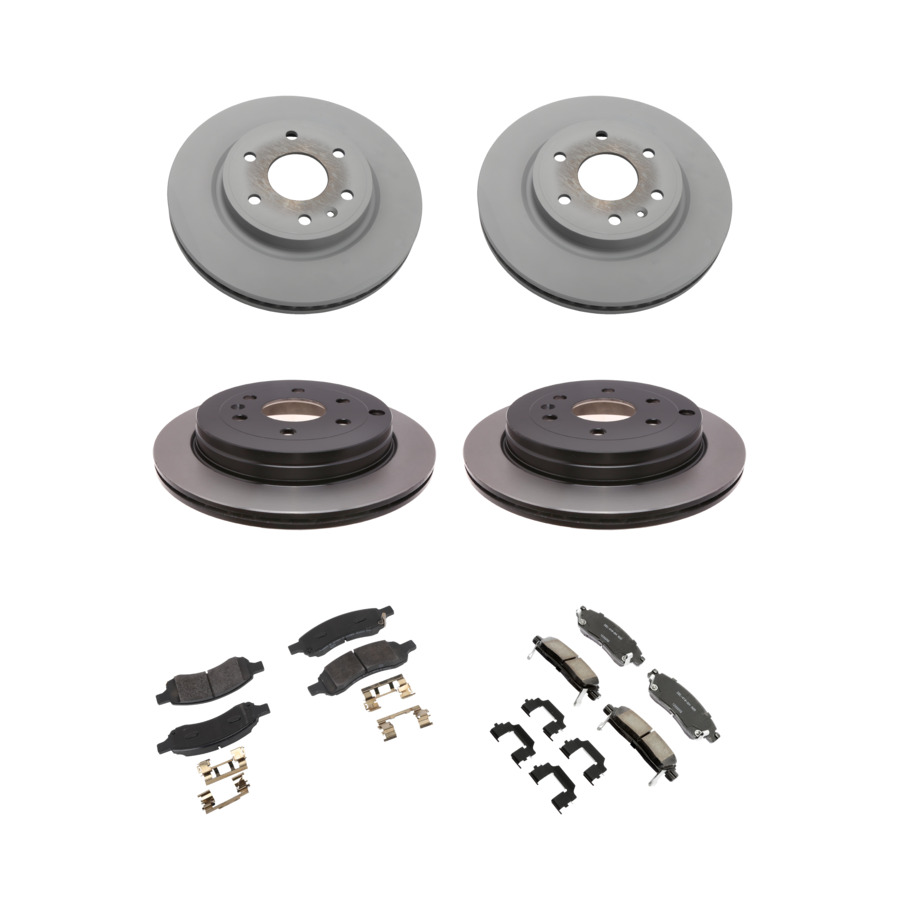 ACDelco Disc Brake Pads and Rotors Kit Front Rear For 07-17 Chevrolet Traverse