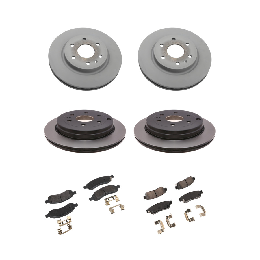 ACDelco Disc Brake Pads and Rotors Kit Front Rear For 07-17 Chevrolet Traverse