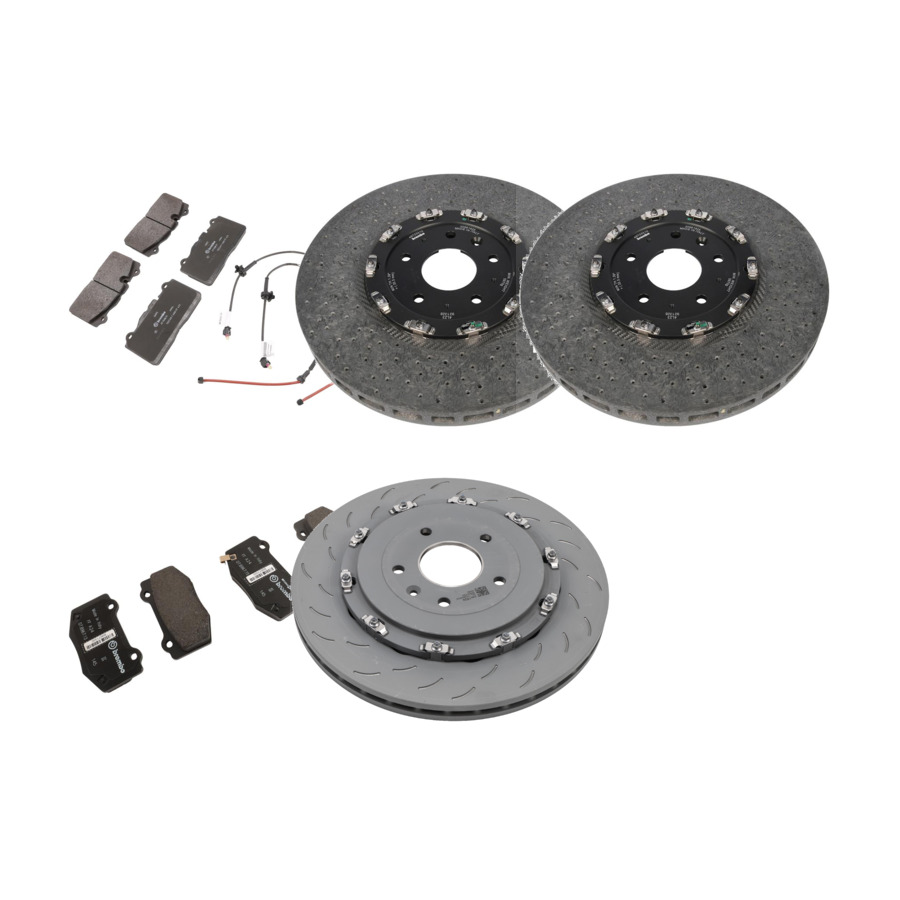 ACDelco Disc Brake Pads and Rotors Kit Front Rear For 15-19 Chevrolet Corvette
