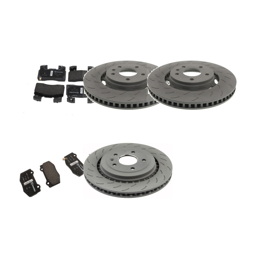 ACDelco Disc Brake Pads and Rotors Kit Front Rear For 14-16 Chevrolet Corvette