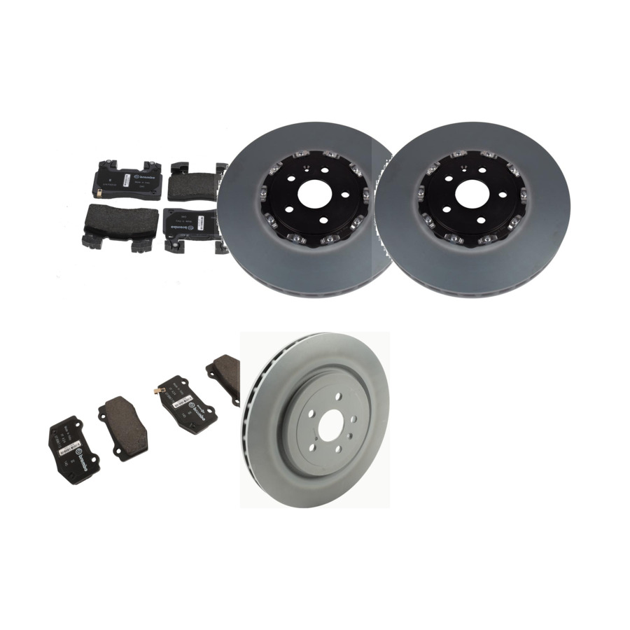 ACDelco Disc Brake Pads and Rotors Kit Front Rear For 2017-2024 Chevrolet Camaro