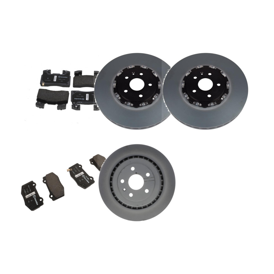 ACDelco Disc Brake Pads and Rotors Kit Front Rear For 2017-2024 Chevrolet Camaro