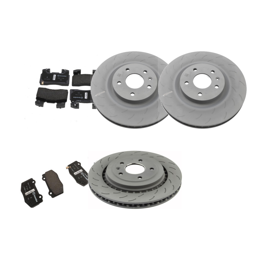 ACDelco Disc Brake Pads and Rotors Kit Front Rear For 14-19 Chevrolet Corvette
